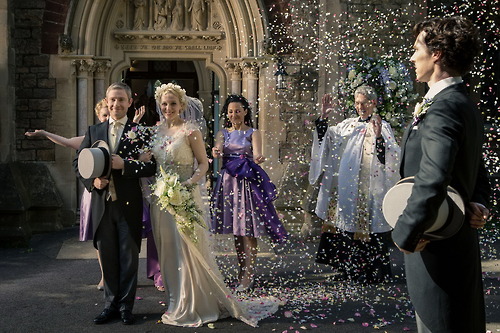 Sherlock wedding, the sign of three, pbs, bbc
