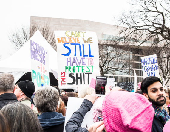Behind the scenes at the incredible Women's March on Washington