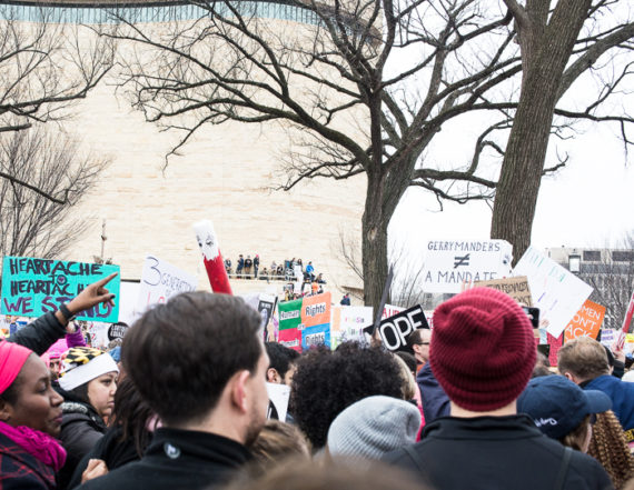 Behind the scenes at the incredible Women's March on Washington