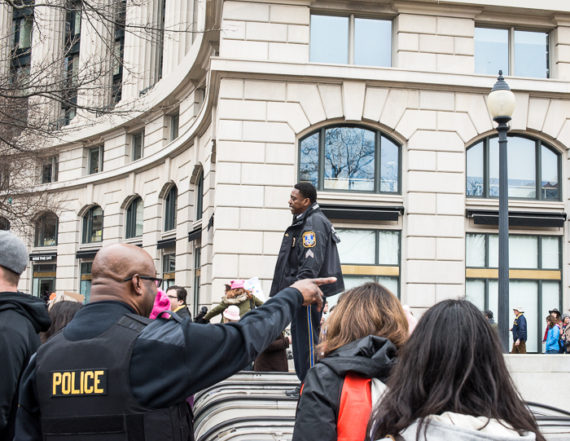 Behind the scenes at the incredible Women's March on Washington