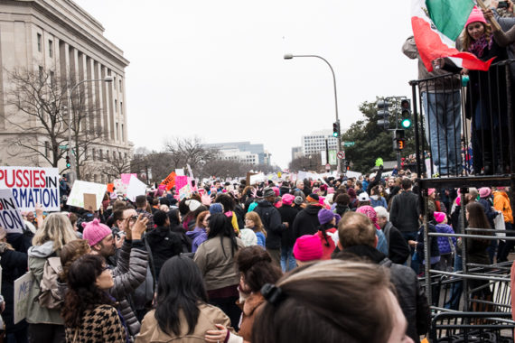 Behind the scenes at the incredible Women's March on Washington