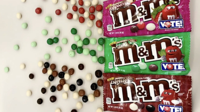 Crunchy Mint M&M's Win Flavor Vote Contest